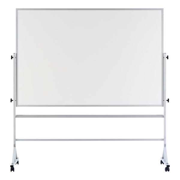 Double-Sided Portable Magnetic Dry Erase Board w/ Aluminum Frame